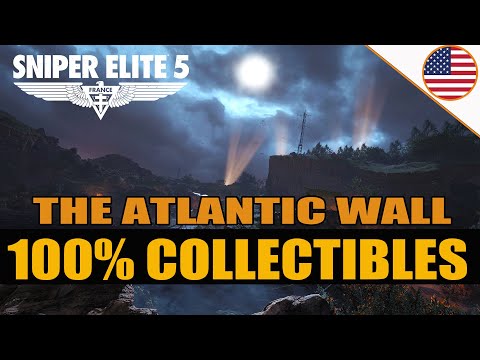 Sniper Elite 5 - 100% Guide - All Collectibles - Mission 1 - The Atlantic Wall