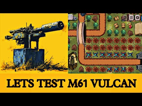 HOW LONG CAN M61 VULCAN 🖖 STOP ENEMY | BATTLE STRATEGY TOWER DEFENCE  | S3 | LEVEL1 | 2024