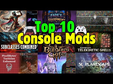 TOP 10 BEST CONSOLE MODS in Baldur's Gate 3