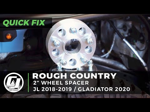 2018-2019 Jeep JL Wrangler/2020 Jeep Gladiator: Rough Country 2 Inch Wheel Spacers