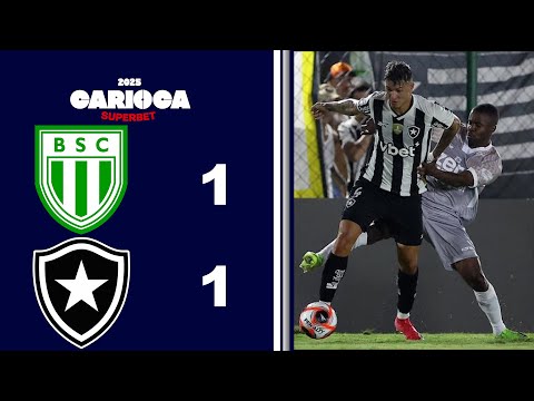 CARIOCA SUPERBET 2025 - TAÇA GUANABARA - 10ª RODADA - BOAVISTA 1X1 BOTAFOGO
