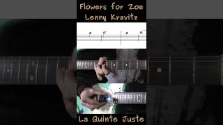 Lenny Kravitz - Flowers for Zoé (Cello part) #ebow