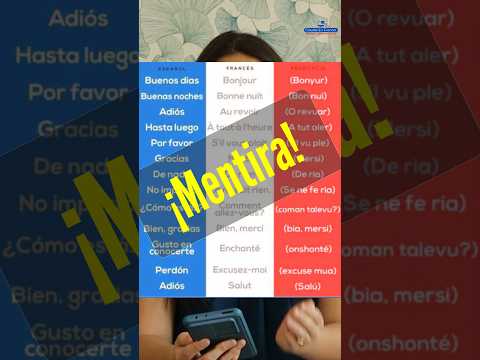🇨🇵Aprende a pronunciar correctamente en francés.🗣️