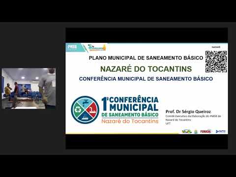 Conferencia Municipal de Saneamento Basico de Nazare PMSB Tocantins