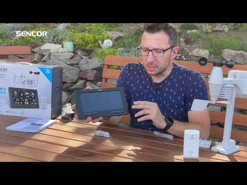 Orų stotelė Sencor SWS 12500 WiFi PRO video