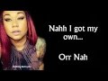 Tiffany Chantelle Or Nah Lyrics Video