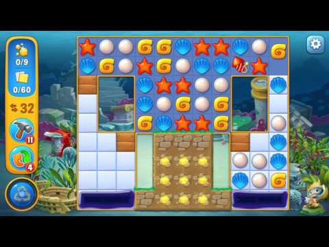 Fishdom level 353 Gameplay (iOS Android)