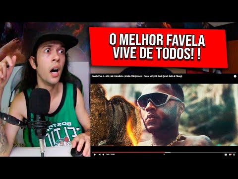 (O MAIS PESADO) Favela Vive 4 - ADL | Mc Cabelinho | Kmila CDD | Orochi | Cesar MC | Edi Rock-REACT