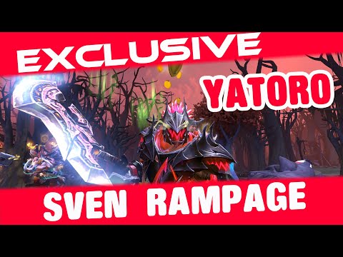 Yatoro Sven rampage on The International 2021 | Dota 2