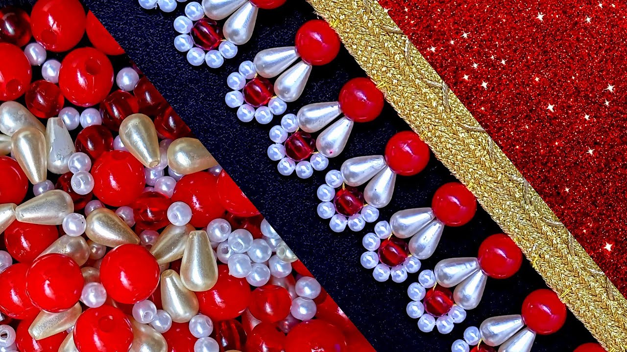 Welcome to the jewelry embroidery channel featuring my daily designs!#DIY🌹