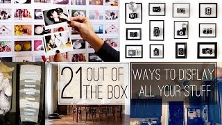 21 Wall decor ideas and Creative Displays