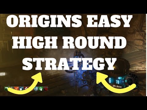 BO3 Zombies EASY ORIGINS High Round Strategy
