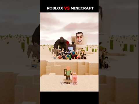 Roblox VS Minecraft 💀 | Animation