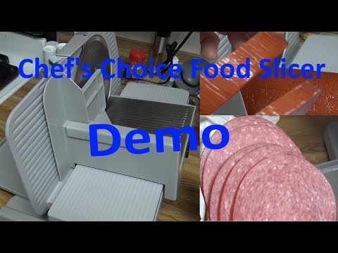 (491) Chef's Choice Meat Slicer Demo