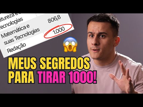 LENDO MINHA REDAÇÃO NOTA 1000 (assista e aprenda a fazer igual)