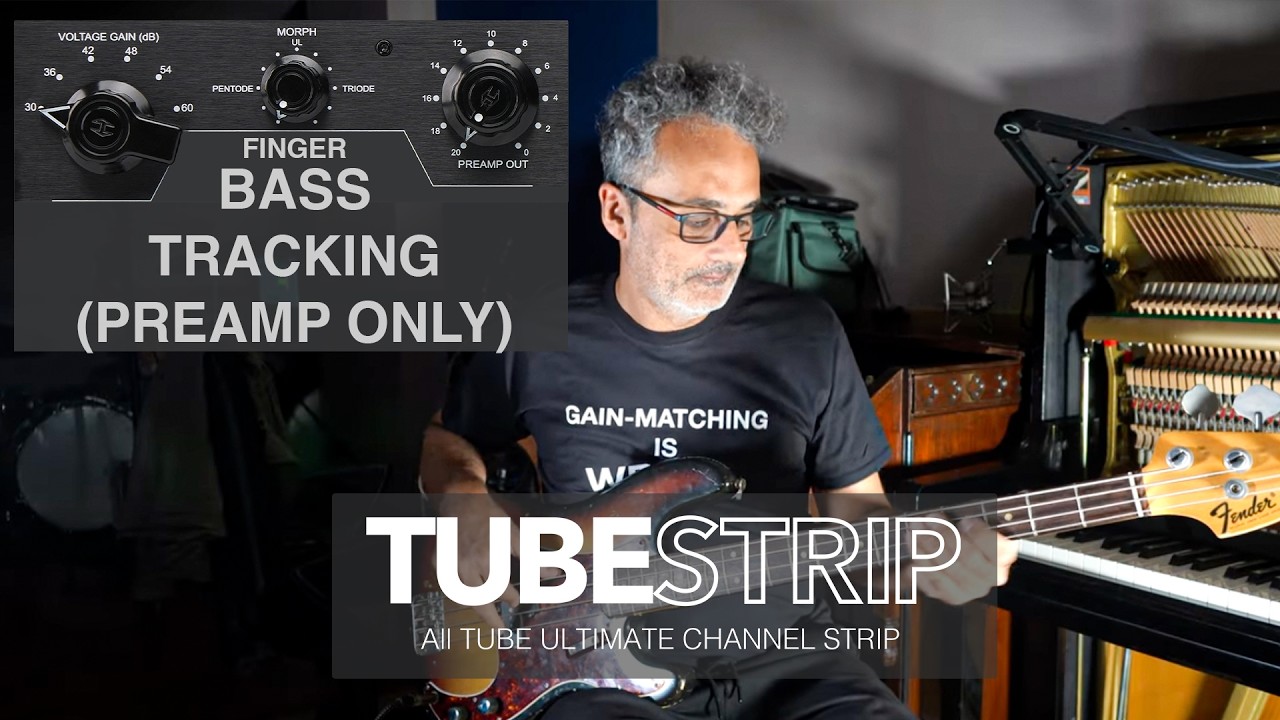 Heritage Audio - TUBESTRIP - Bass (Finger) Tracking Preamp Only (NO TALK)