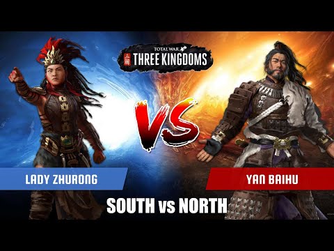 Lady Zhurong vs Yan Baihu | Total War Three Kingdoms Duelist Tournament South vs North