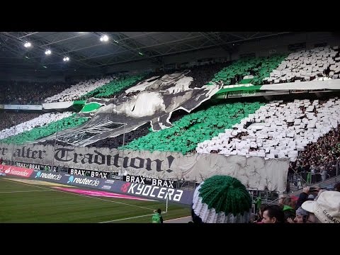 Gladbach - Köln 1-0 (14.02.2015) | Choreografie und Tor von Xhaka