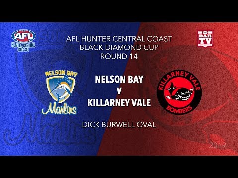 2019 AFLHCC Black Diamond Cup - Round 14 - Nelson Bay Marlins v Killarney Vale Bombers