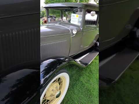 1931 Ford Model A Tudor Sedan Historic Classic Antique Car Festival Greenfield Village Dearborn 2022