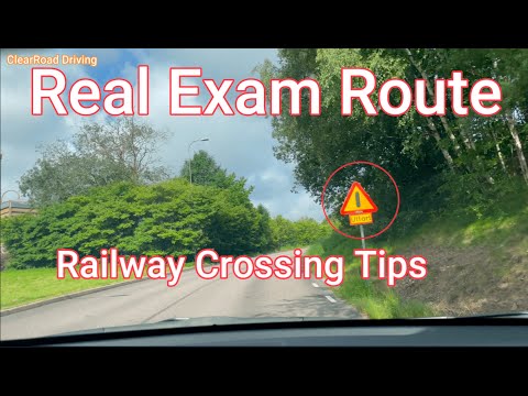 Actual practical exam route...Priority to the right applies on this Junction!