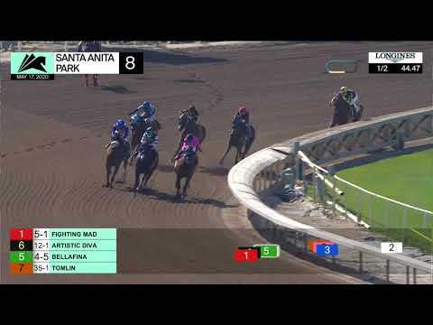 Santa Anita Park Carrera 8 (The Desert Stormer Stakes) - 17 de Mayo 2020