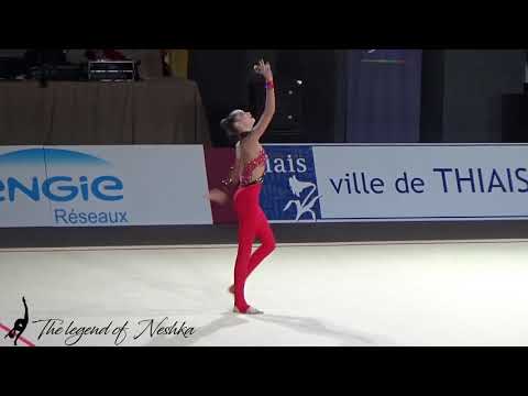 2019.03.31 Тье - Никольченко Влада 2002 🇺🇦UKR - Булавы 20,90 - Grand Prix Thiais