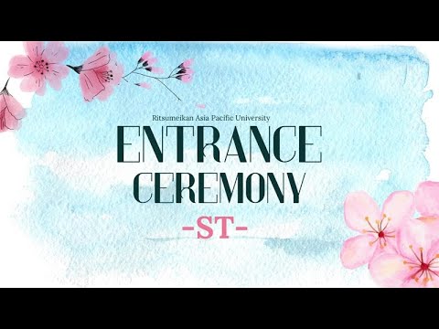 Entrance Ceremony 2025 Spring / College of Sustainability and Tourism (ST)