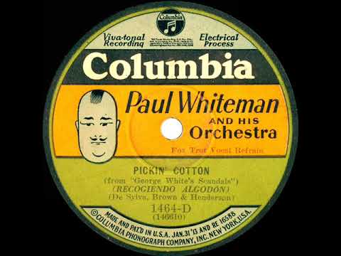 1928 Ben Selvin (as ‘Paul Whiteman’) - Pickin’ Cotton (Irving Kaufman & trio, vocal)