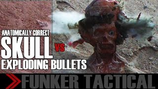 .44 Exploding Bullets Detonates Inside Skull | Slow Motion