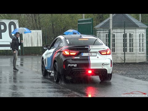 700HP BMW X6M w/ Akrapovic Exhaust - LOUD Pops and Bangs, Launch Controls, Revs & Accelerations !