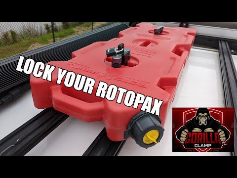 The best lock for your Rotopax??? Gorilla Clamp.