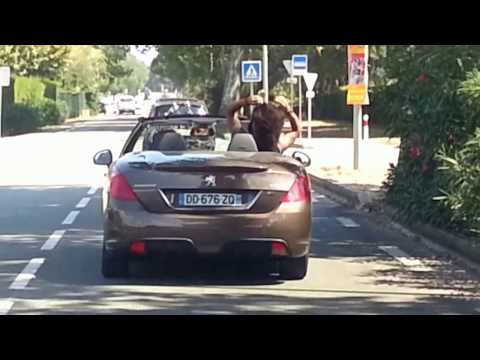 Pop star in Saint Tropez