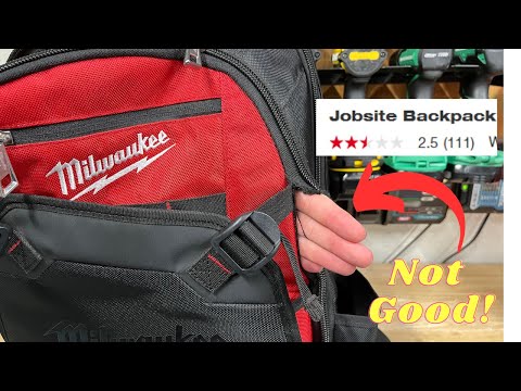 The Reviews Were Right! | My Milwaukee Jobsite Backpack Finally Failed!
