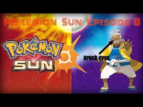 Pokemon sun episode 8 : Minshiko vs kahuna Hala!