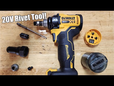 DEWALT DCF403D1 20V XR Brushless 3/16\" Rivet Tool Review
