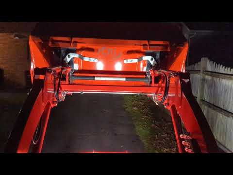 New CRI 60 inch Snow Pusher on a Kioti CS2220