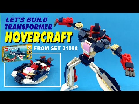 Tutorial: LEGO Transformer hovercraft from Creator 31088 deep sea creatures