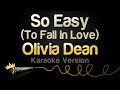 Olivia Dean - So Easy (To Fall In Love) (Karaoke Version)