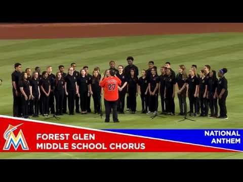FGMS Chorus - Marlins National Anthem Performance