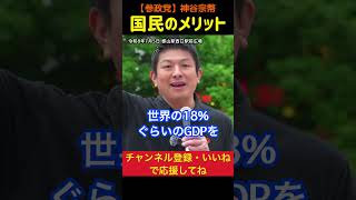 【保守とか革新とかじゃ無い】国民の為になるかどうか｜神谷宗幣#参政党