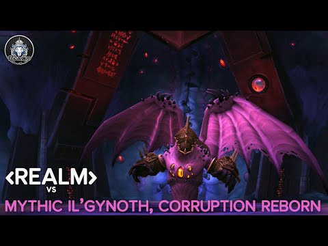 REALM vs Mythic Il'gynoth, Corruption Reborn (resto shaman, balance druid, holy paladin pov)