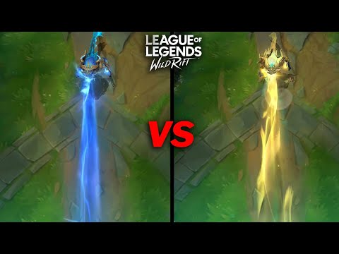 Lunar Guardian Aurelion Sol VS Storm Dragon Aurelion Sol Skin Comparison Wildrift