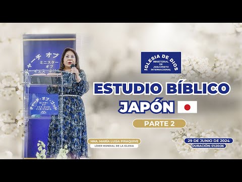 Mateo 22 (Estudio Bíblico) Parte 2 - Hna. María Luisa Piraquive, Tokio Japón - 29 jun 2024 - 599