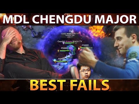 BEST FAILS & FUNNIEST MOMENTS of MDL Chengdu Major Dota 2