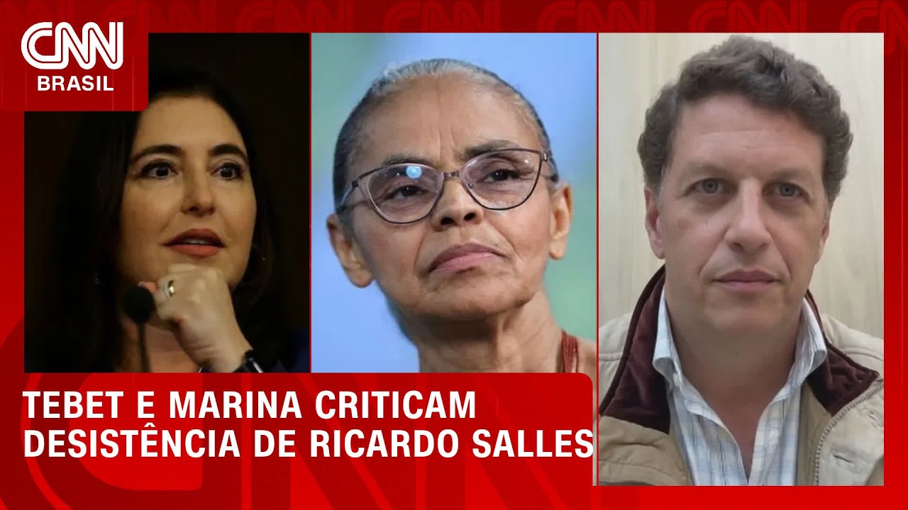Eleições 2026: Tebet e Marina criticam desistência de Ricardo Salles ao Senado | CNN PRIME TIME