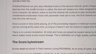 Arduboy playing NES midi music