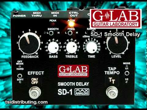 G LAB SD-1 Smooth Delay 2016 Black/Red image 10