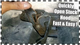 How To Open A Stuck Jammed Hood Latch Chrysler 300 Dodge Jeep