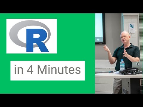 How to use R Language (in 4 minutes) 👍